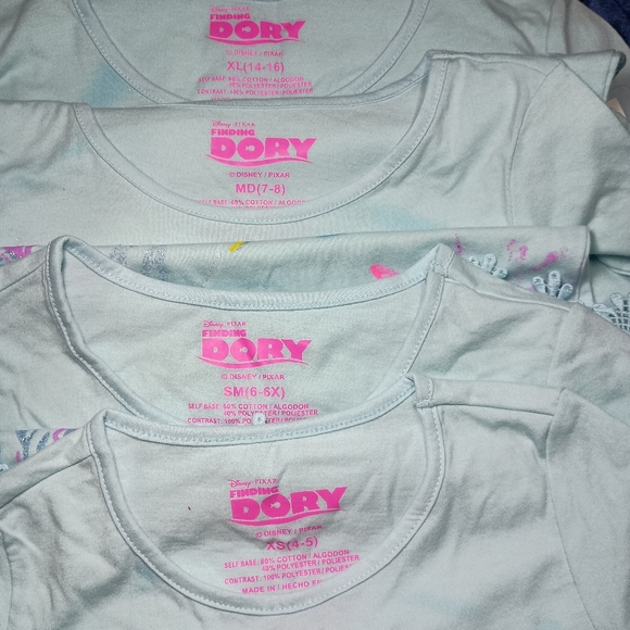 Disney Finding Dory Girls Shirts Multiple Sizes - Picture 10 of 10